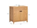 SoBuy Onderkast Voor Wastafel - 2 planken en 2 deuren - Max., Verzenden, Nieuw