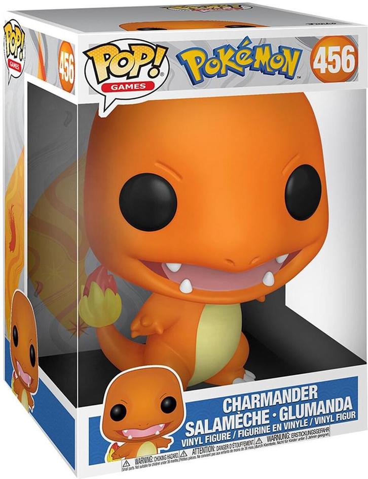 Funko Pop! Jumbo - Pokemon - Charmander #456 | Funko - Hobby, Verzamelen, Poppetjes en Figuurtjes, Nieuw, Verzenden