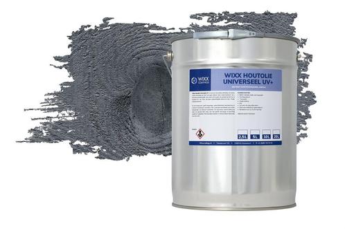 Wixx Houtolie Universeel UV+ Antraciet 5L, Doe-het-zelf en Verbouw, Verf, Beits en Lak, Verf, Nieuw, Minder dan 5 liter, Verzenden