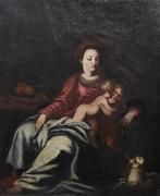 Simone Barabino (1585-1620), Seguace - Madonna con bambino e, Antiek en Kunst