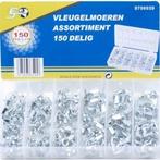 Vleugelmoeren assortimentsdoos 150 delig, Ophalen of Verzenden, Nieuw