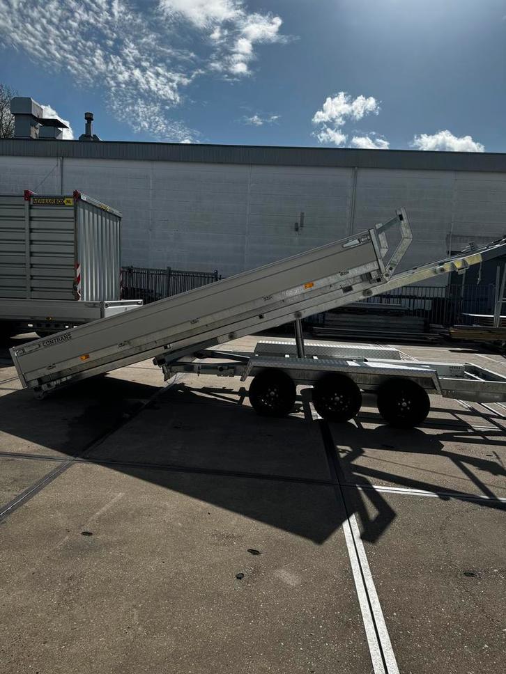 Contrans Plateauwagen bakwagen kipper afzetten schaft, Auto diversen, Aanhangers en Bagagewagens, Nieuw