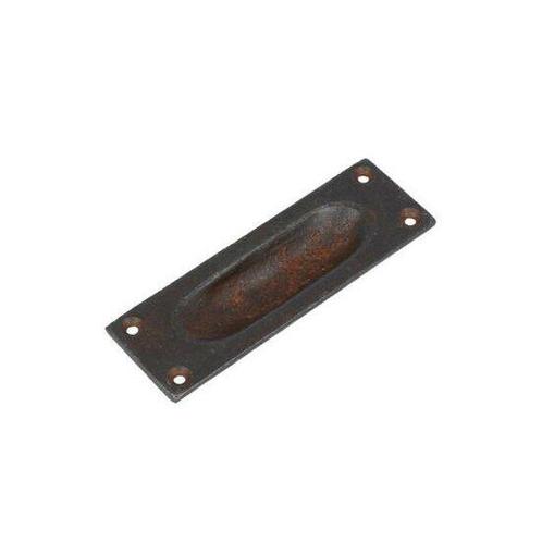 Schuifdeurgreep 100x34 mm Massief IJzer Geroest, Doe-het-zelf en Verbouw, Hang- en Sluitwerk, Nieuw, Ophalen of Verzenden