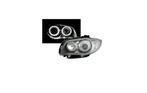 Xenon look Koplampen met LED Angel Eyes voor BMW 1 Serie E81, Ophalen of Verzenden