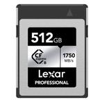 Lexar CFexpress Pro Type B Silver Series 512GB - 1750MB/s, Audio, Tv en Foto, Fotografie | Geheugenkaarten, Nieuw, Overige merken