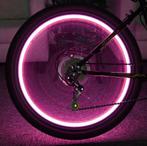 LED fietswiel verlichting - 20 LED - Roze, Ophalen of Verzenden, Nieuw