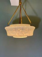 Hangende plafondlamp - Glas, Antiek en Kunst