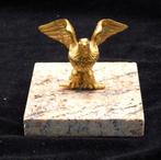 sculptuur, Fraai verguld antiek beeld van een Adelaar - 10