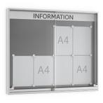 Informatiekast Binnen Schuifdeur 8x A4 Premium, Nieuw in verpakking