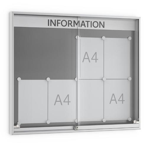 Informatiekast Binnen Schuifdeur 8x A4 Premium, Zakelijke goederen, Kantoor en Winkelinrichting | Kantoormeubilair en Inrichting
