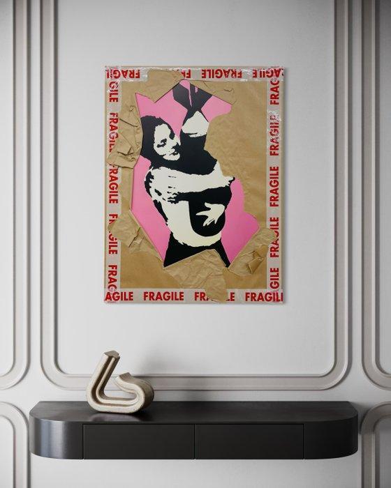 AIIROH - Escape From The Museum - Bomb Love by Banksy, Antiek en Kunst, Kunst | Designobjecten