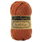 Scheepjes Softfun - 2431 roestbruin - Katoen/Acryl Garen, Hobby en Vrije tijd, Breien en Haken, Ophalen of Verzenden, Nieuw