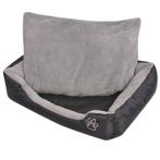vidaXL Hondenbed met gewatteerd kussen maat XXL zwart, Dieren en Toebehoren, Honden-accessoires, Verzenden, Nieuw