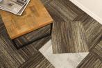 SALE!! - Tapijttegel Fresco (b-keus) Econyl Bruingrijs, Huis en Inrichting, Stoffering | Vloerbedekking, Ophalen of Verzenden