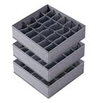 Ondergoed Verdeler - 3 Stuks - Grijs - Organizer voor BHs,, Verzenden, Nieuw