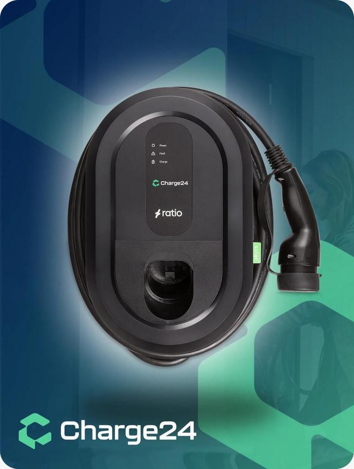 Ratio solar – Vaste kabel –io6 Socket type 2, Auto diversen, Laadpalen, Laadpaal, Nieuw, Ophalen of Verzenden