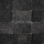 Vloertegel / wandtegel pierre hardsteen zwart 30x50cm, Ophalen, Nieuw, 10 m² of meer, Vloertegels