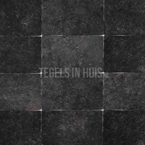 Vloertegel / wandtegel pierre hardsteen zwart 30x50cm, Doe-het-zelf en Verbouw, Tegels, Vloertegels, Nieuw, 10 m² of meer, Ophalen