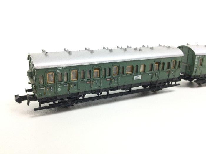 Minitrix N - 3058/3059 - Modeltrein personenwagen (4) - Vier, Hobby en Vrije tijd, Modeltreinen | N-Spoor