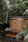 Hottub Svenska Showmodel-Houtgestookt- hot tub aanbieding