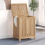 vidaXL Wasmand 50x35x60 cm massief teakhout, Verzenden, Nieuw