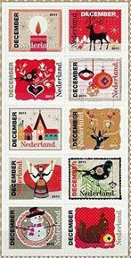 10 x Kerst/Decemberzegels postfris, 9 euro, Postzegels en Munten, Ophalen of Verzenden, Na 1940, Postfris
