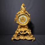 Tafelklok Rococo Brons - 1850-1900 - Bronzen klok