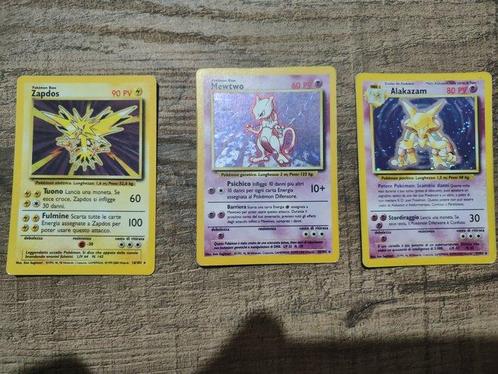 Pokémon - 3 Card - Alakazam, Mewtwo, zapdos, Hobby en Vrije tijd, Verzamelkaartspellen | Pokémon