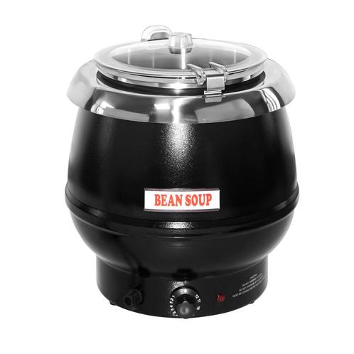 GGM Gastro | Soepwarmer - 10 liter - Zwart | SWSH10 | SWSH10, Zakelijke goederen, Horeca | Keukenapparatuur, Nieuw in verpakking
