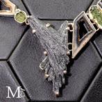 MAG Design - Unieke zilveren sieraden - Zwarte Kyaniet,, Verzamelen, Mineralen en Fossielen