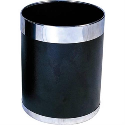 Prullenbak zwart-zilver - 10 liter, Zakelijke goederen, Horeca | Keukenapparatuur, Nieuw in verpakking, Reinigen, Verzenden