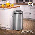 2dekans | MONZANA Prullenbak - Automatisch Sensor 50L, Huis en Inrichting, Woonaccessoires | Prullenbakken, Ophalen of Verzenden