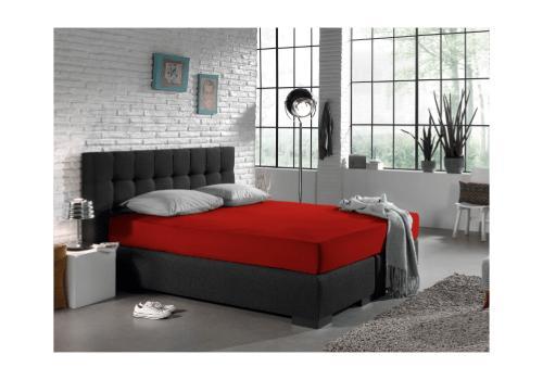 Dreamhouse Enkel Jersey 135 gr. Hoeslaken Rood - 160/180 x 2, Huis en Inrichting, Slaapkamer | Beddengoed