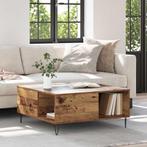 vidaXL Salontafel Oud hout 80 x 80 x 36.5 cm Bewerkt hout, Huis en Inrichting, Tafels | Salontafels, Verzenden, Vierkant, Nieuw