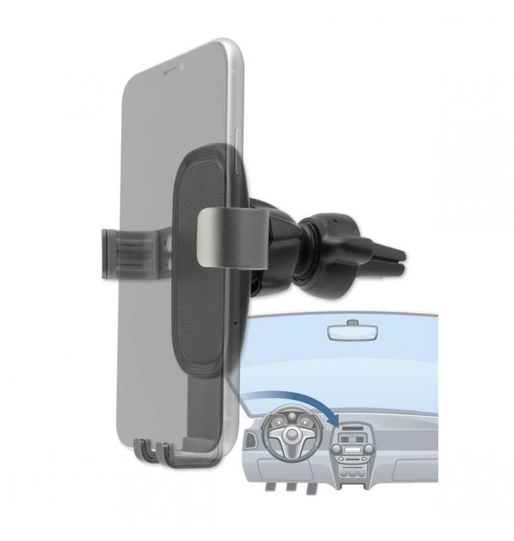 4Smarts - Autohouder Grabber 2.0 - Zwart (Houders), Telecommunicatie, Telefoonhouders, Nieuw, Verzenden