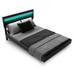Zwevend Bed Lissabon - 140x200cm - Kunstleer - Incl. LED - Z, Verzenden, Nieuw