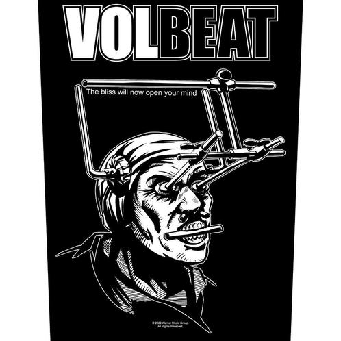 Volbeat - Open Your Mind - Backpatch officiële merchandise, Verzamelen, Muziek, Artiesten en Beroemdheden, Kleding, Nieuw, Ophalen of Verzenden