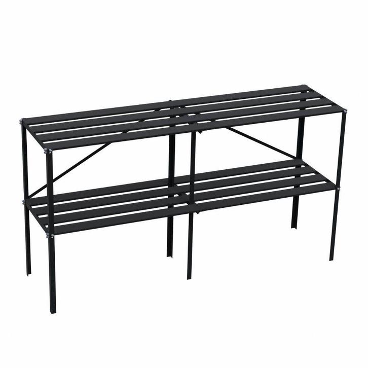 Royal Well kweektafel vrijstaand 165x45x90 cm - zwart, Tuin en Terras, Kweekspullen, Nieuw, Verzenden