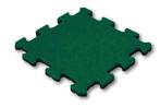 Rubber tegel 25 mm - 50 x 50 cm - Groen - Puzzelsysteem, Nieuw, Verzenden