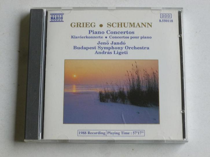 Grieg , Schumann - piano concertos / Jeno Jando, Cd's en Dvd's, Cd's | Klassiek, Zo goed als nieuw, Verzenden