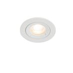 Moderne inbouwspot wit rond IP44 - Xena Round, Tuin en Terras, Nieuw, Minder dan 50 watt