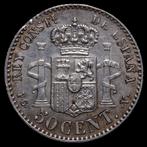 Spanje. Alfonso XIII. 50 centimos 1894 - Madrid (Zonder