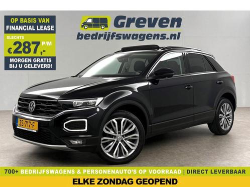 Volkswagen T-Roc 1.0 TSI Style Pano LED Carplay Clima ACC, Auto's, Volkswagen, Handgeschakeld, Benzine, Zwart, Verzenden