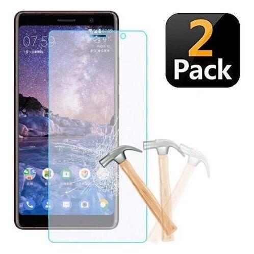 Nokia 3.1 Screenprotector Beschermglas 2x, Telecommunicatie, Mobiele telefoons | Hoesjes en Frontjes | Nokia, Nieuw, Verzenden