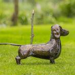 Figuur - Teckel - Metaal, Antiek en Kunst