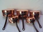 5 casseroles cuivres - Kookpottenset - IJzer, Koper