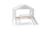 HUISBED LADDER + GLIJBAAN WIT, Ophalen of Verzenden, Nieuw