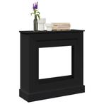 vidaXL Haardombouw 90x30x90 cm bewerkt hout zwart, Huis en Inrichting, Haarden, Verzenden, Nieuw