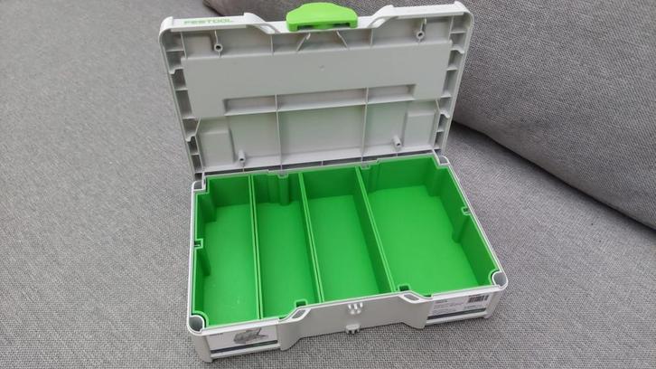 Inzetbakjes Festool mini sortainer - Groen, 4x (SYS3), Doe-het-zelf en Verbouw, Overige Doe-het-zelf en Verbouw, Verzenden