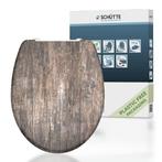 SCHÜTTE WC-Bril 82368 OLD WOOD - Duroplast - Soft Close -, Ophalen of Verzenden, Zo goed als nieuw